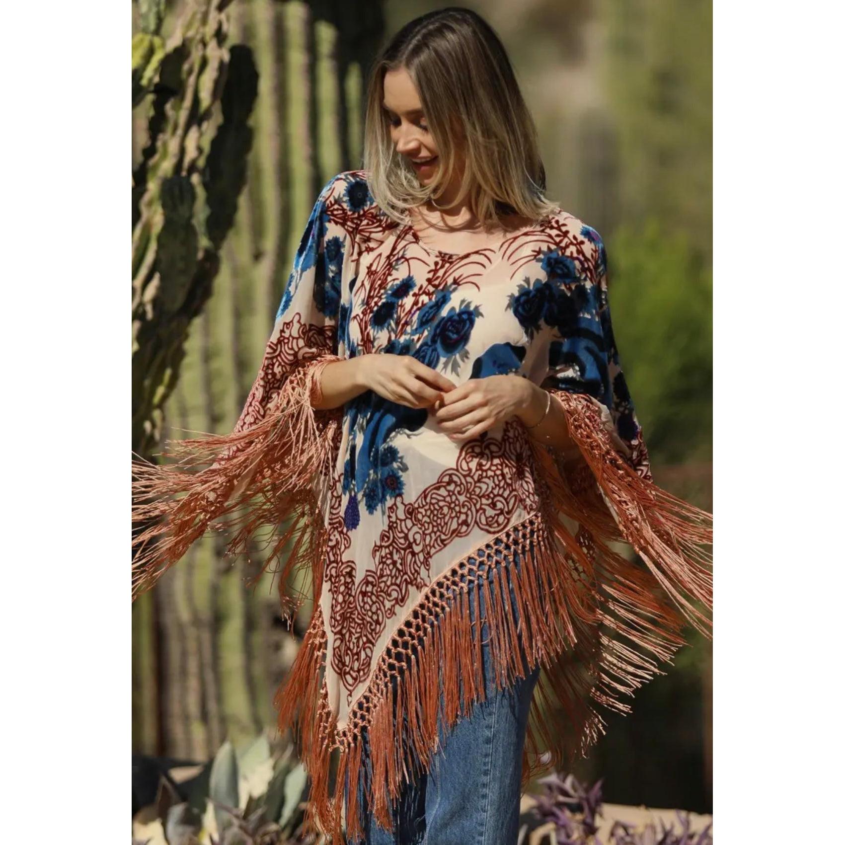 Adventure Velvet Poncho-Womens-Eclectic-Boutique-Clothing-for-Women-Online-Hippie-Clothes-Shop