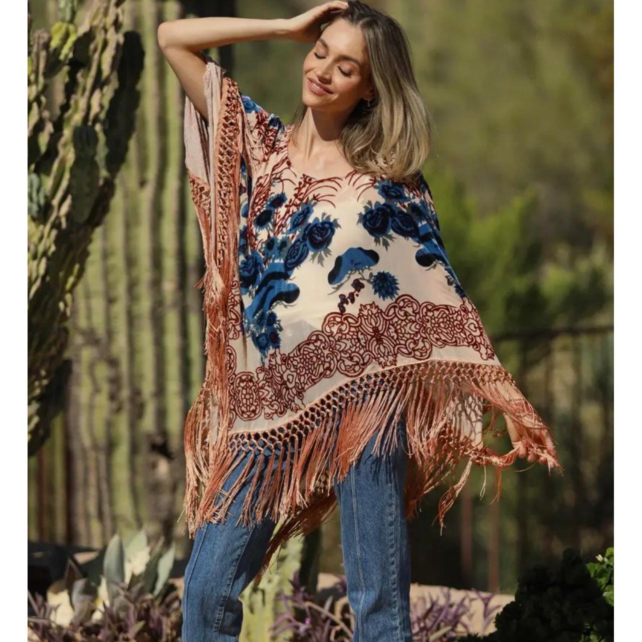 Adventure Velvet Poncho-Womens-Eclectic-Boutique-Clothing-for-Women-Online-Hippie-Clothes-Shop