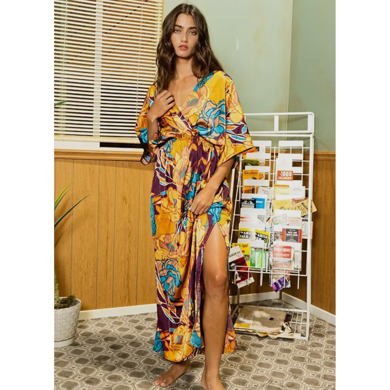 Amber Fire Floral Dress-Womens-Eclectic-Boutique-Clothing-for-Women-Online-Hippie-Clothes-Shop