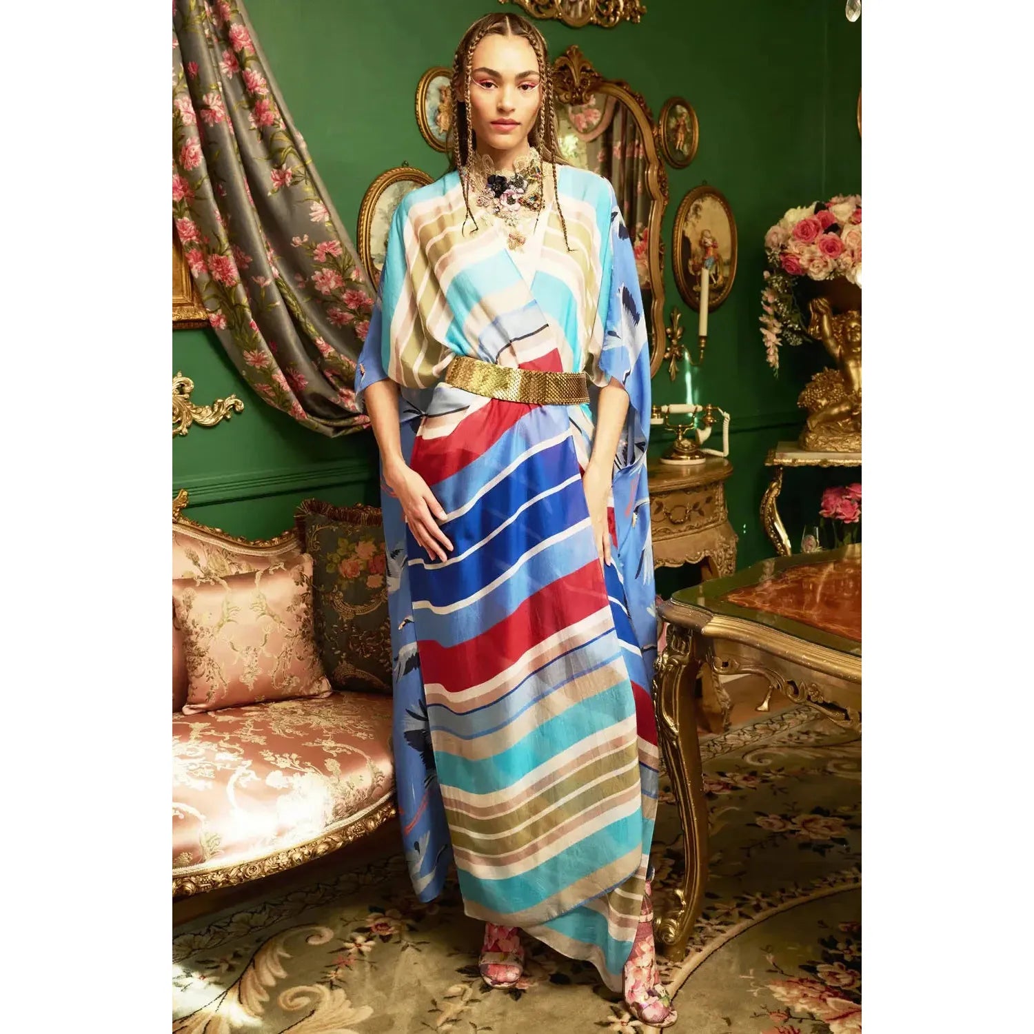 Blue Cranes Kimono-Womens-Eclectic-Boutique-Clothing-for-Women-Online-Hippie-Clothes-Shop