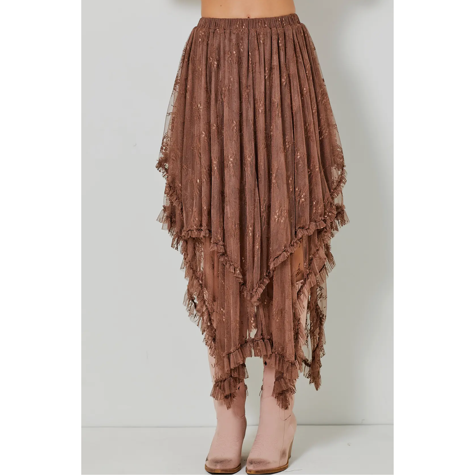 Cocoa Lace Skirt-Womens-Eclectic-Boutique-Clothing-for-Women-Online-Hippie-Clothes-Shop