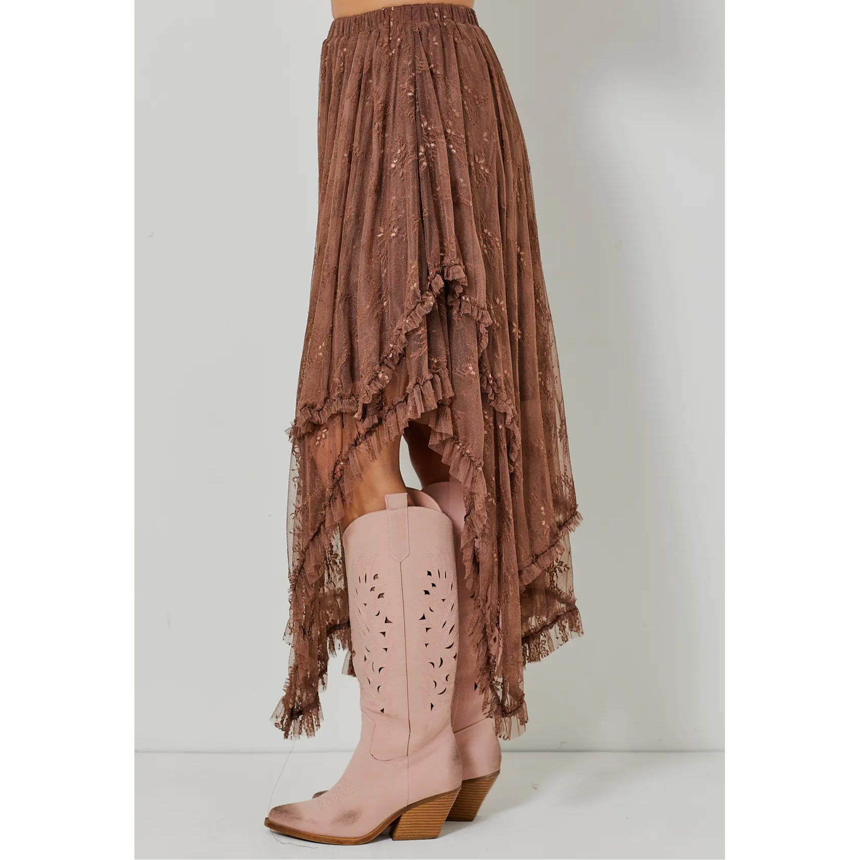 Cocoa Lace Skirt-Womens-Eclectic-Boutique-Clothing-for-Women-Online-Hippie-Clothes-Shop