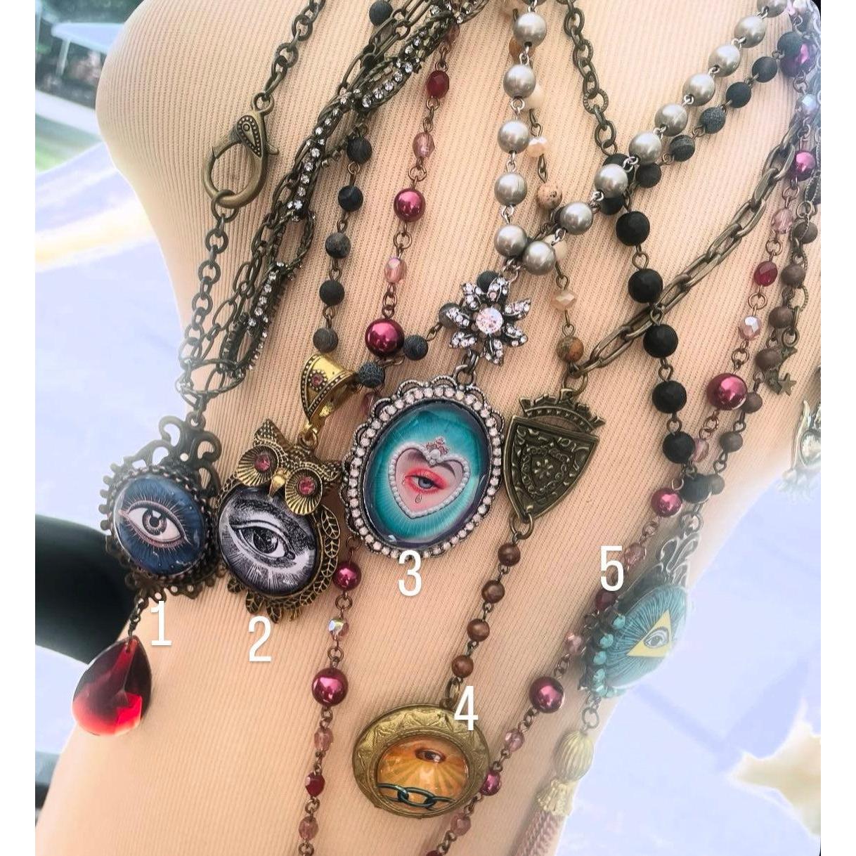 Eye Necklaces-choose one 🪬-Womens-Eclectic-Boutique-Clothing-for-Women-Online-Hippie-Clothes-Shop