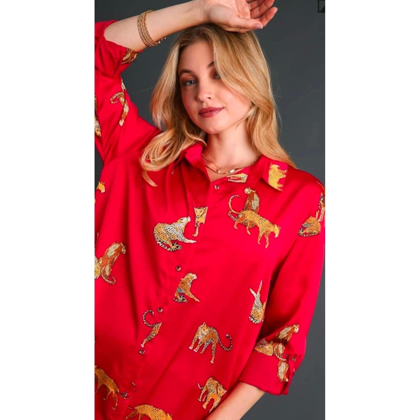 Jungle Red Dress-Womens-Eclectic-Boutique-Clothing-for-Women-Online-Hippie-Clothes-Shop