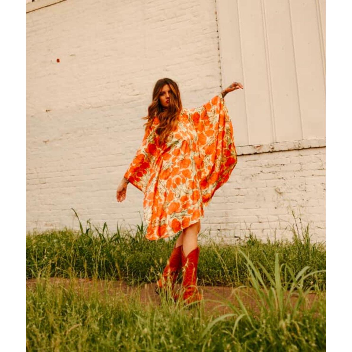 Layla Mini Caftan Dress-Womens-Eclectic-Boutique-Clothing-for-Women-Online-Hippie-Clothes-Shop
