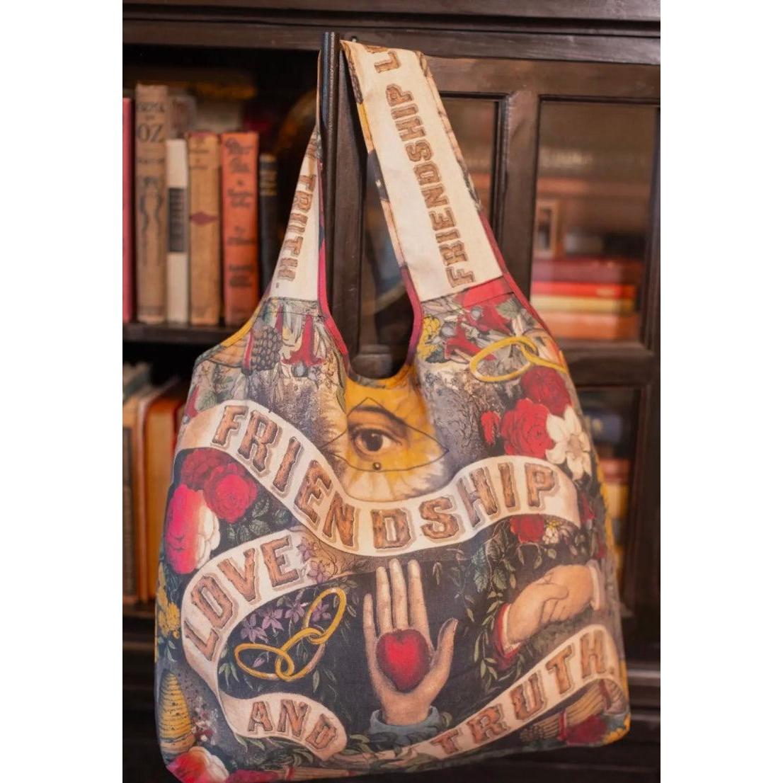 Love & Friendship Tote Bag-Womens-Eclectic-Boutique-Clothing-for-Women-Online-Hippie-Clothes-Shop