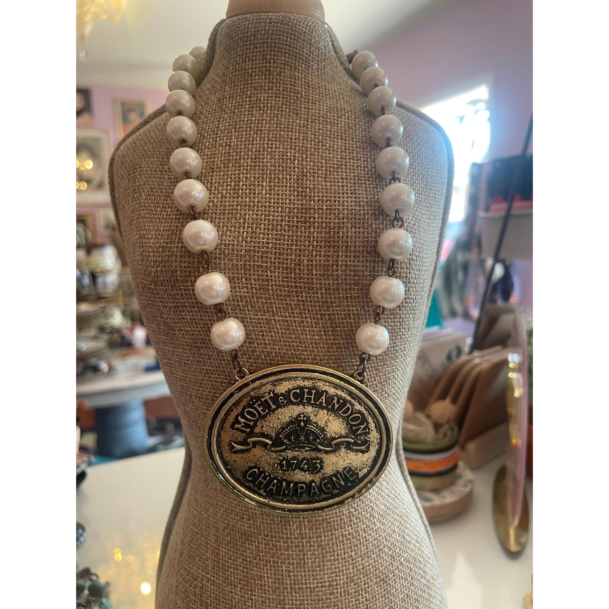 Moet Chandon Necklace-Womens-Eclectic-Boutique-Clothing-for-Women-Online-Hippie-Clothes-Shop