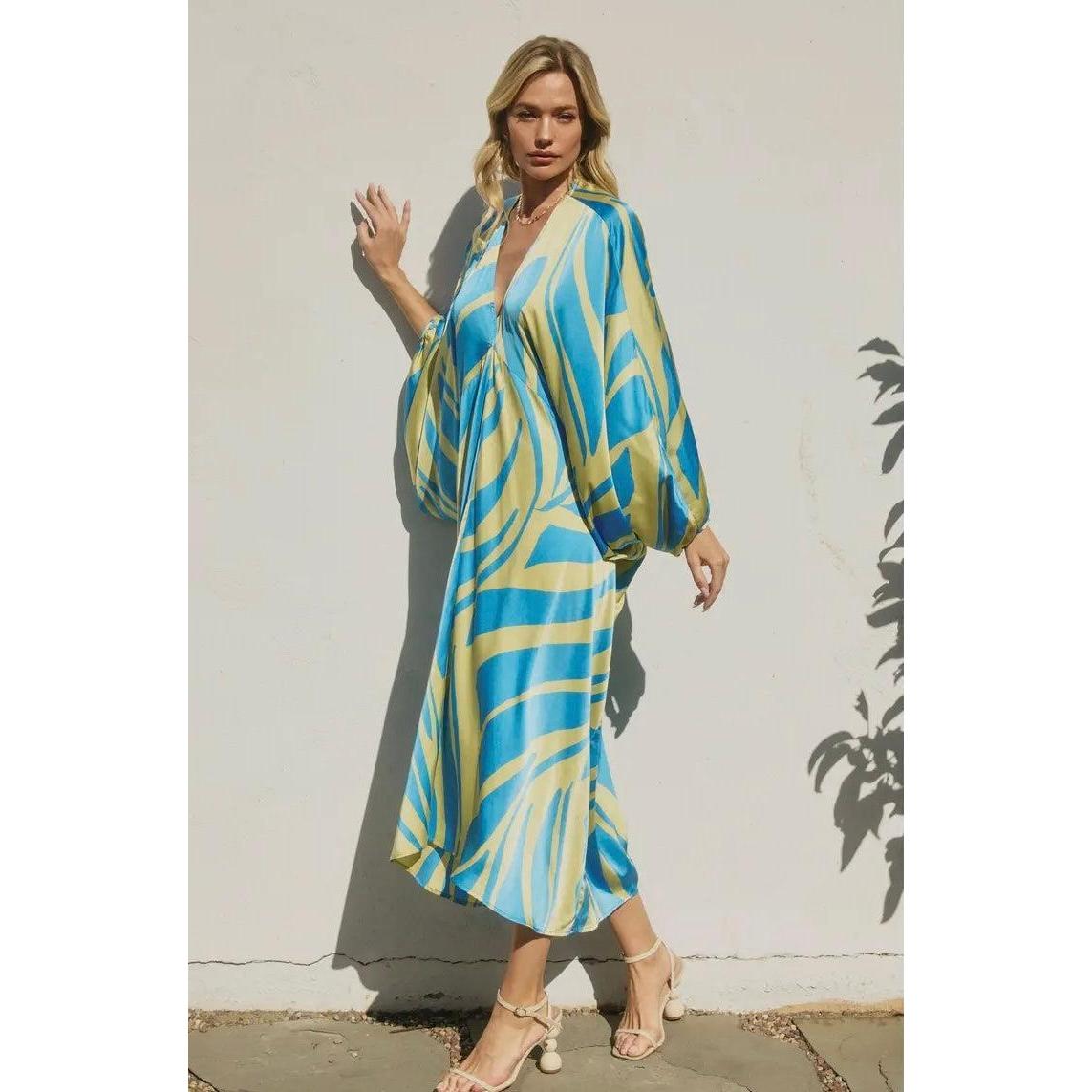 Ocean Waves Dress-Womens-Eclectic-Boutique-Clothing-for-Women-Online-Hippie-Clothes-Shop