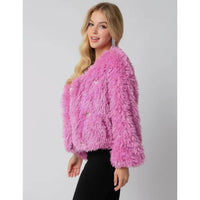 Pink Pony Club Faux Fur Jacket-Womens-Eclectic-Boutique-Clothing-for-Women-Online-Hippie-Clothes-Shop