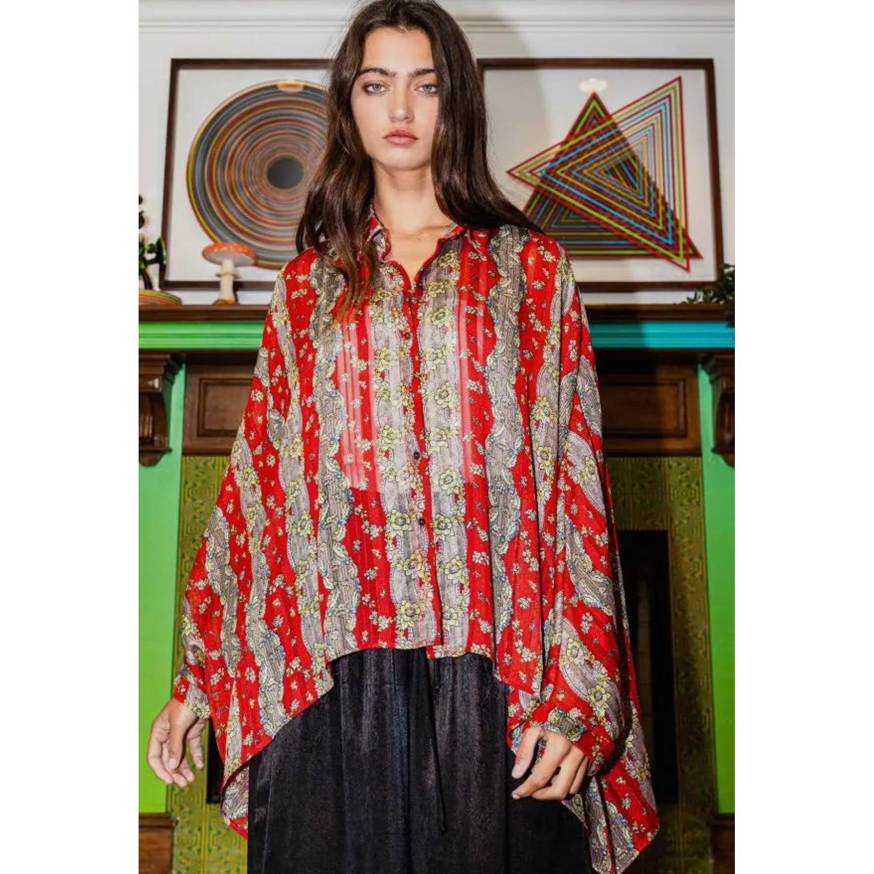 Red Dawn Blouse-Womens-Eclectic-Boutique-Clothing-for-Women-Online-Hippie-Clothes-Shop