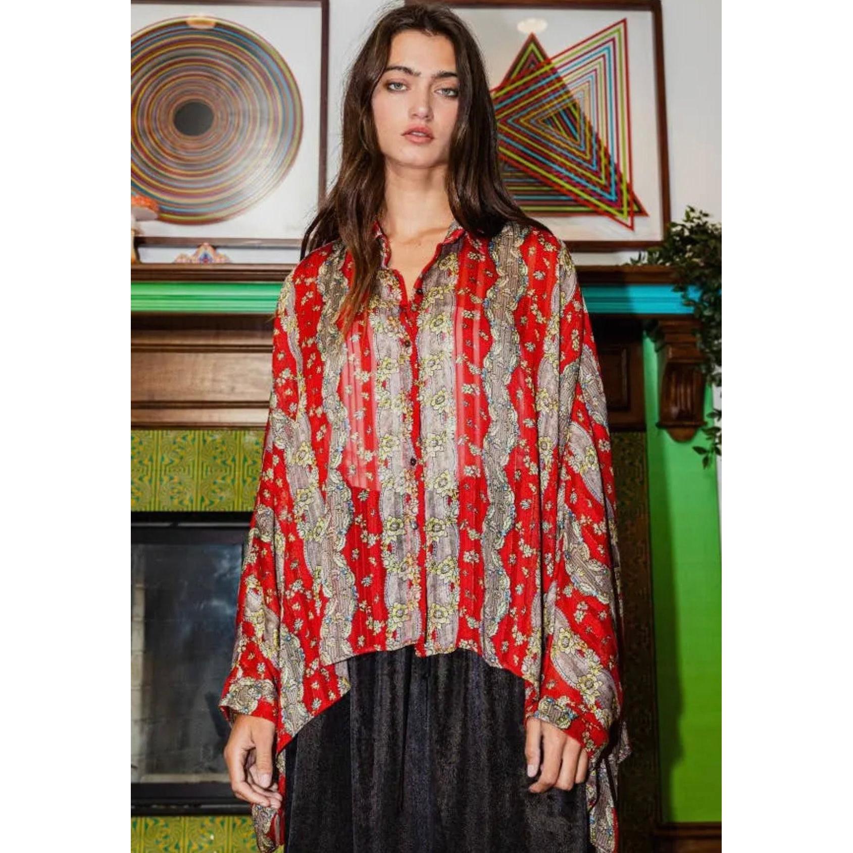 Red Dawn Blouse-Womens-Eclectic-Boutique-Clothing-for-Women-Online-Hippie-Clothes-Shop