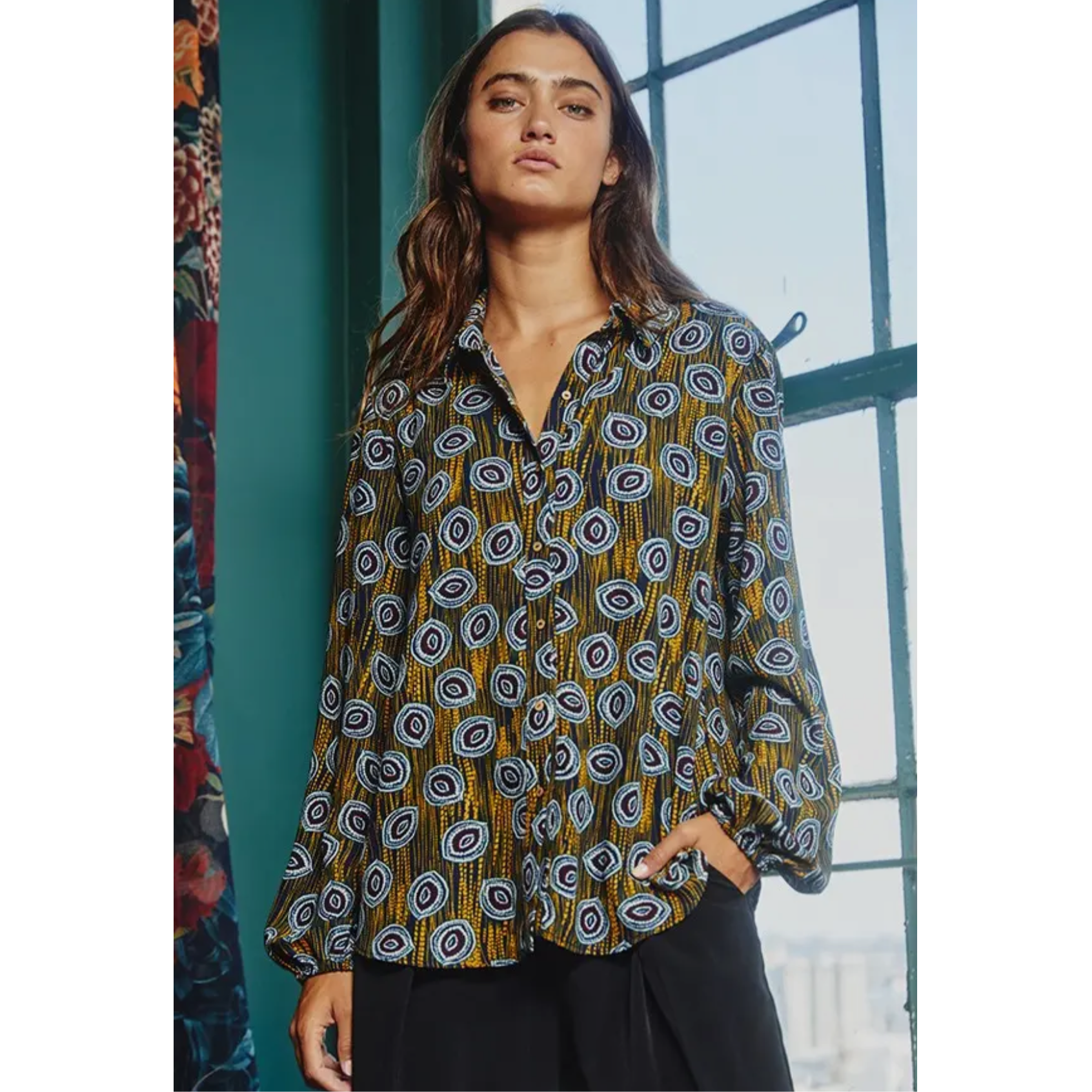 The Eyes Have It Blouse-Womens-Eclectic-Boutique-Clothing-for-Women-Online-Hippie-Clothes-Shop