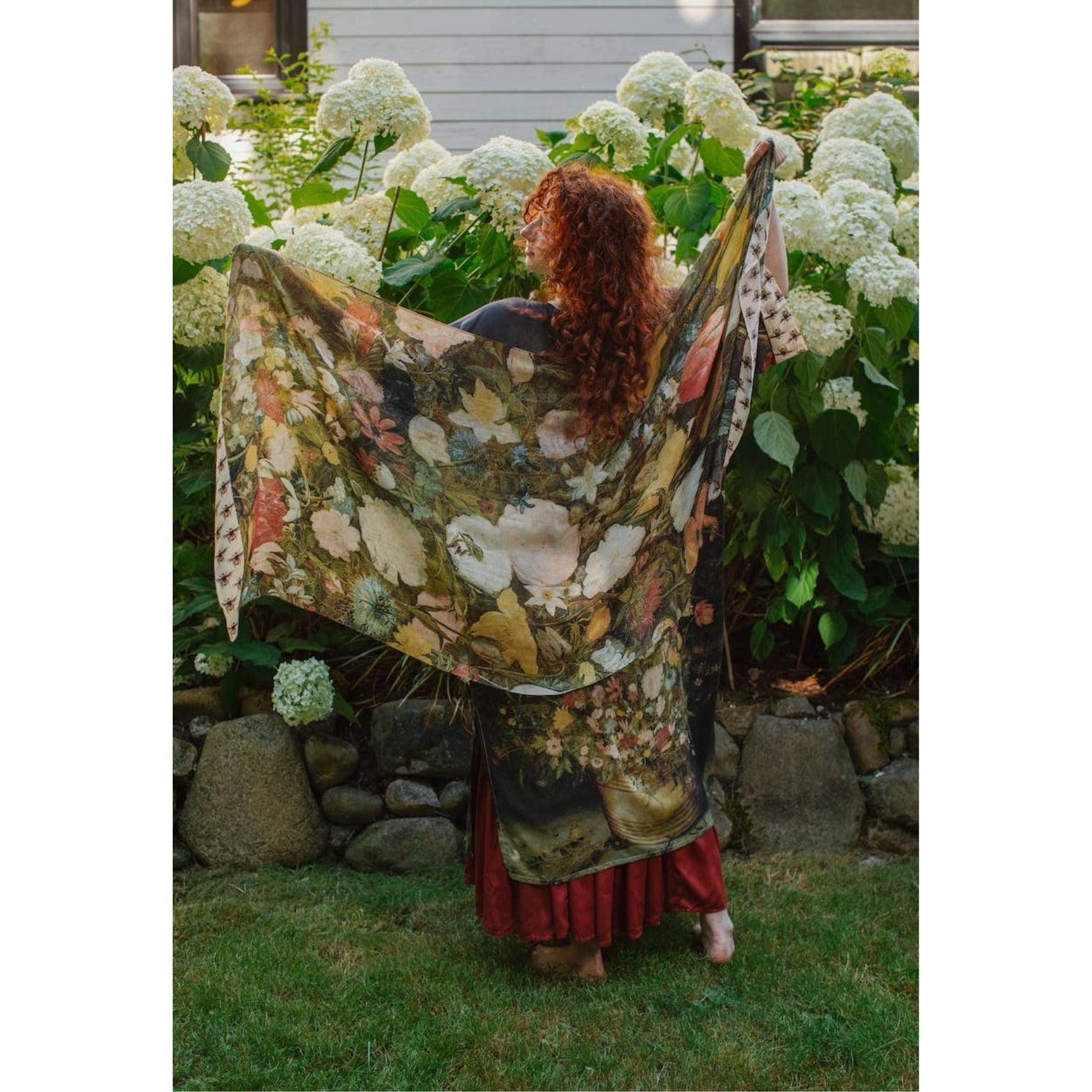 I Dream of Flowers Scarf/Stole-Womens-Eclectic-Boutique-Clothing-for-Women-Online-Hippie-Clothes-Shop