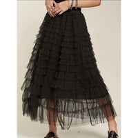 Ballerina Black Tulle Skirt-Womens-Eclectic-Boutique-Clothing-for-Women-Online-Hippie-Clothes-Shop