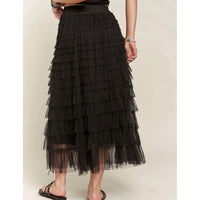 Ballerina Black Tulle Skirt-Womens-Eclectic-Boutique-Clothing-for-Women-Online-Hippie-Clothes-Shop