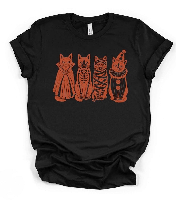 Cat Masquerade Shirt-PREORDER