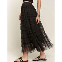 Ballerina Black Tulle Skirt-Womens-Eclectic-Boutique-Clothing-for-Women-Online-Hippie-Clothes-Shop