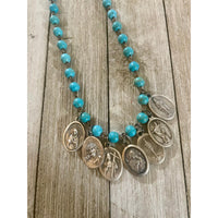 7 Religious Medals Necklace-Womens-Eclectic-Boutique-Clothing-for-Women-Online-Hippie-Clothes-Shop