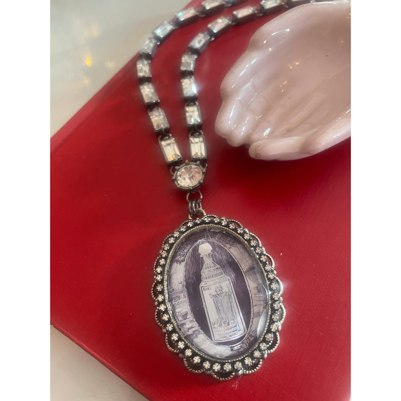 Aqua Tofana Pendant Necklace-Womens-Eclectic-Boutique-Clothing-for-Women-Online-Hippie-Clothes-Shop