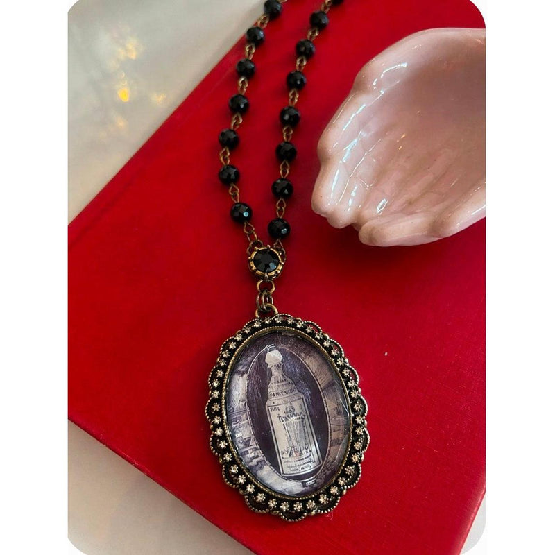Aqua Tofana Pendant Necklace-Womens-Eclectic-Boutique-Clothing-for-Women-Online-Hippie-Clothes-Shop