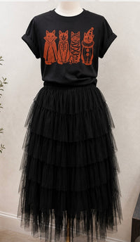 Cat Masquerade Shirt-PREORDER
