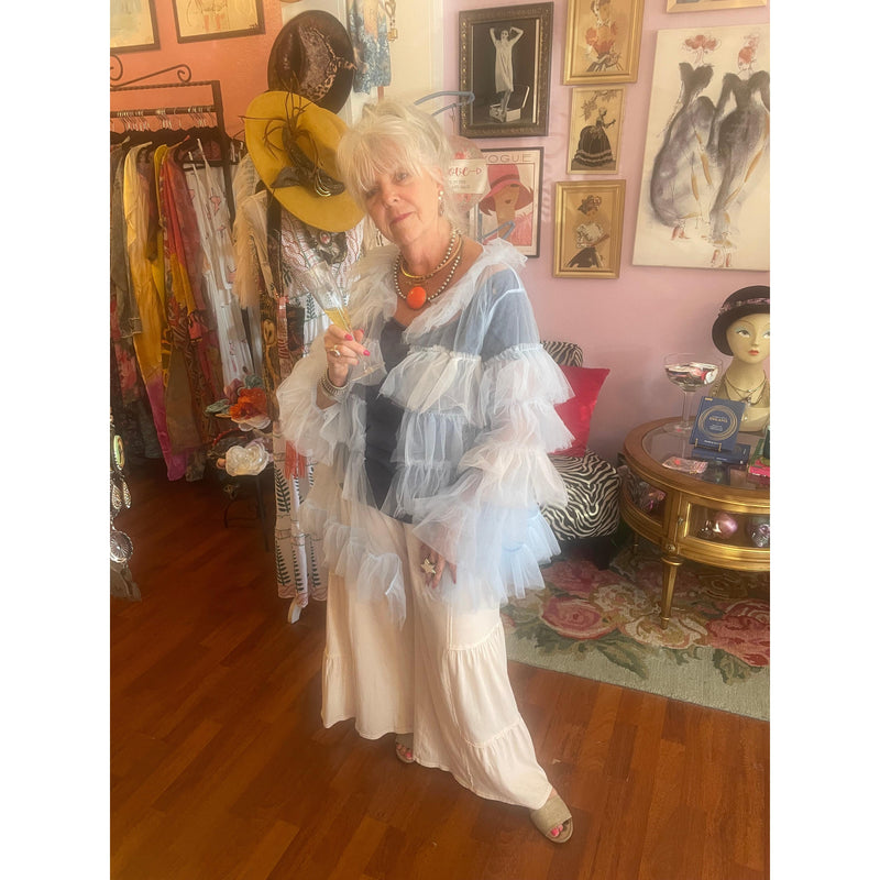 Baby Blue Skies Tulle Jacket-Womens-Eclectic-Boutique-Clothing-for-Women-Online-Hippie-Clothes-Shop