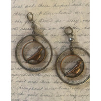 Bird Hoop Earrings-Womens-Eclectic-Boutique-Clothing-for-Women-Online-Hippie-Clothes-Shop