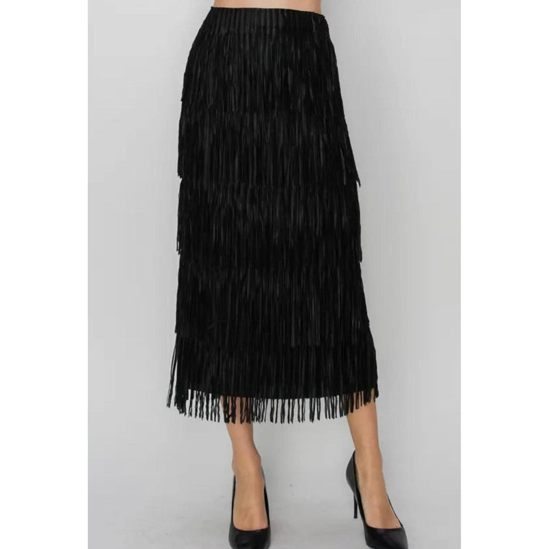 Black Magic Fringe Skirt/Dress-Womens-Eclectic-Boutique-Clothing-for-Women-Online-Hippie-Clothes-Shop
