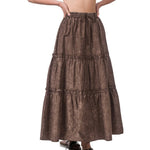 Cappuccino Ruffle Maxi Skirt-Womens-Eclectic-Boutique-Clothing-for-Women-Online-Hippie-Clothes-Shop
