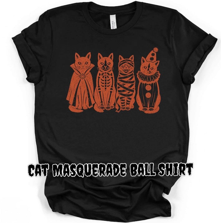 Cat Masquerade Shirt-PREORDER-Womens-Eclectic-Boutique-Clothing-for-Women-Online-Hippie-Clothes-Shop
