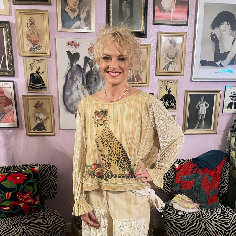 Cheetah Queen Shirt-Womens-Eclectic-Boutique-Clothing-for-Women-Online-Hippie-Clothes-Shop