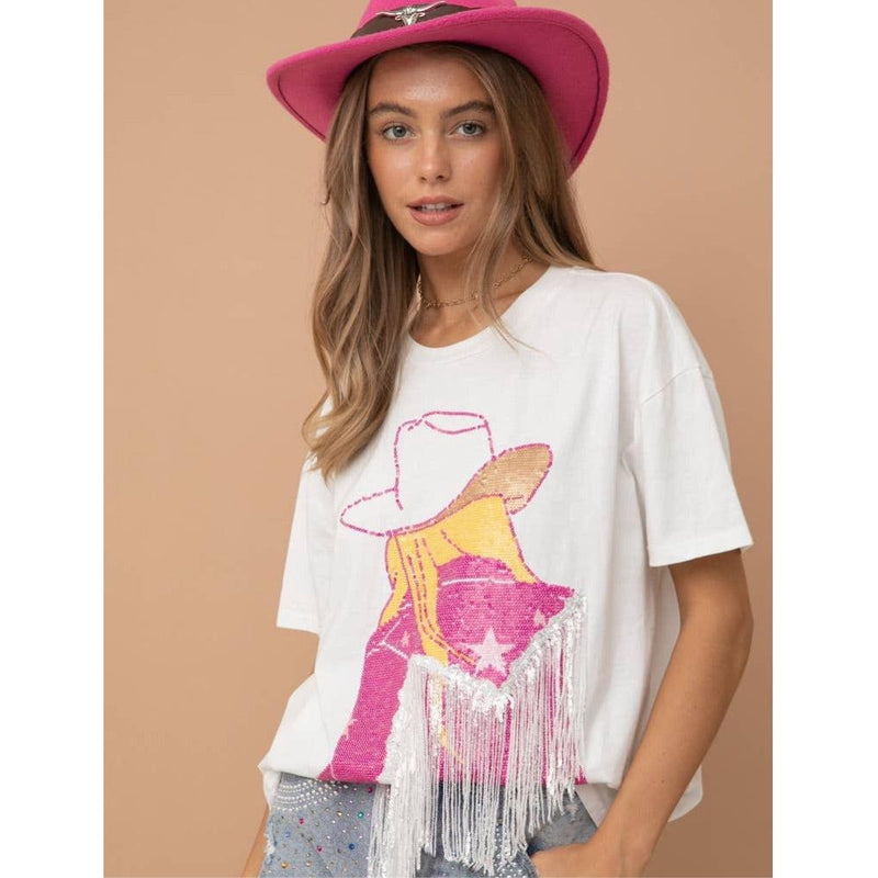 Cosmic Cowgirl Shirt-Womens-Eclectic-Boutique-Clothing-for-Women-Online-Hippie-Clothes-Shop