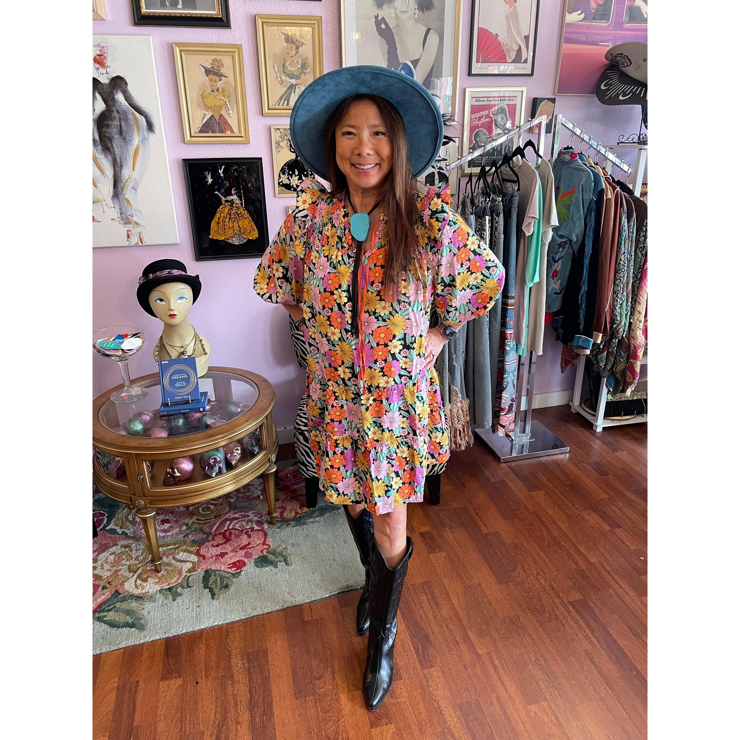Crazy Daisy Dress-Womens-Eclectic-Boutique-Clothing-for-Women-Online-Hippie-Clothes-Shop