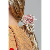 Cream & Pink Rose Adornment-Womens-Eclectic-Boutique-Clothing-for-Women-Online-Hippie-Clothes-Shop