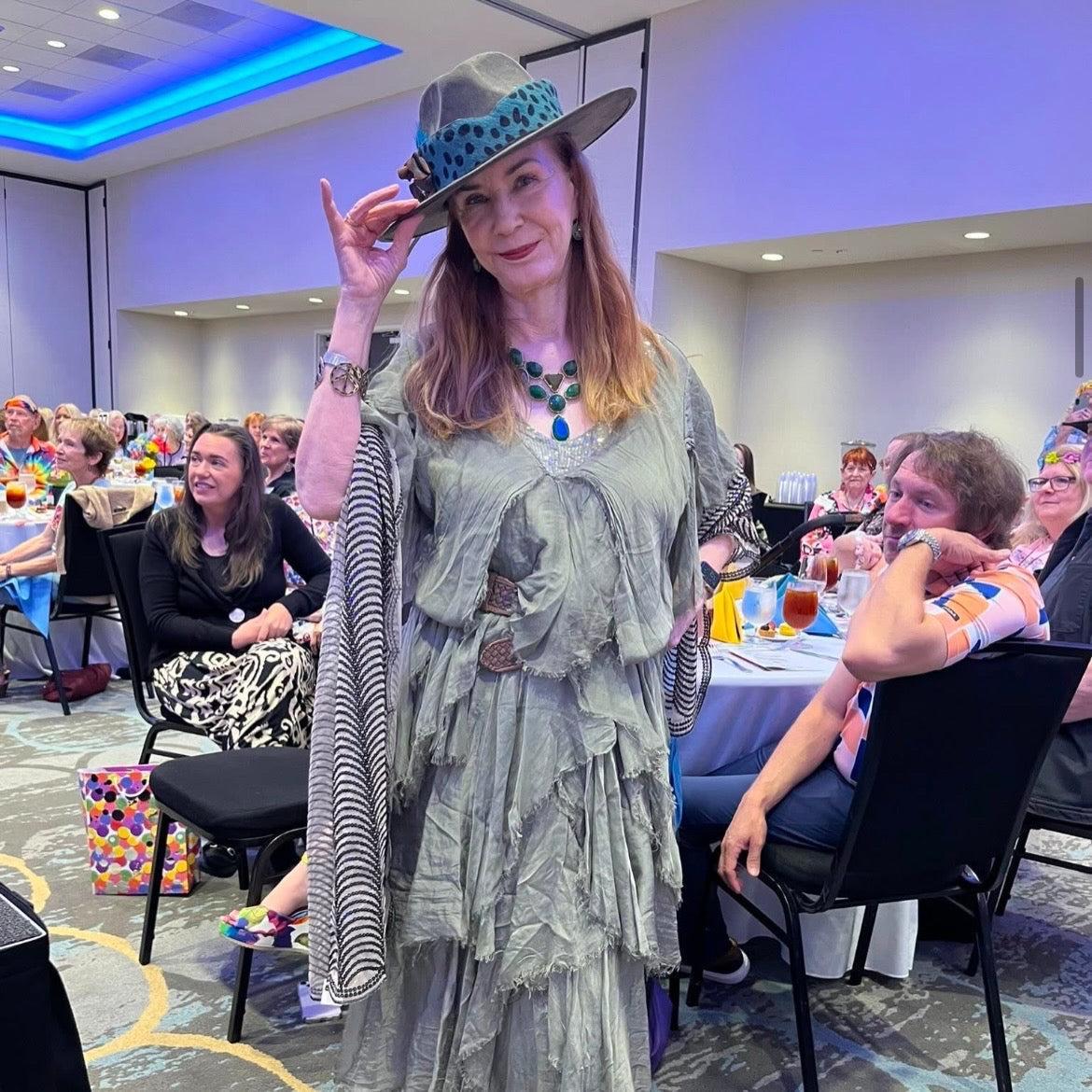 Downton Abbey Silk Maxi Dress-Womens-Eclectic-Boutique-Clothing-for-Women-Online-Hippie-Clothes-Shop