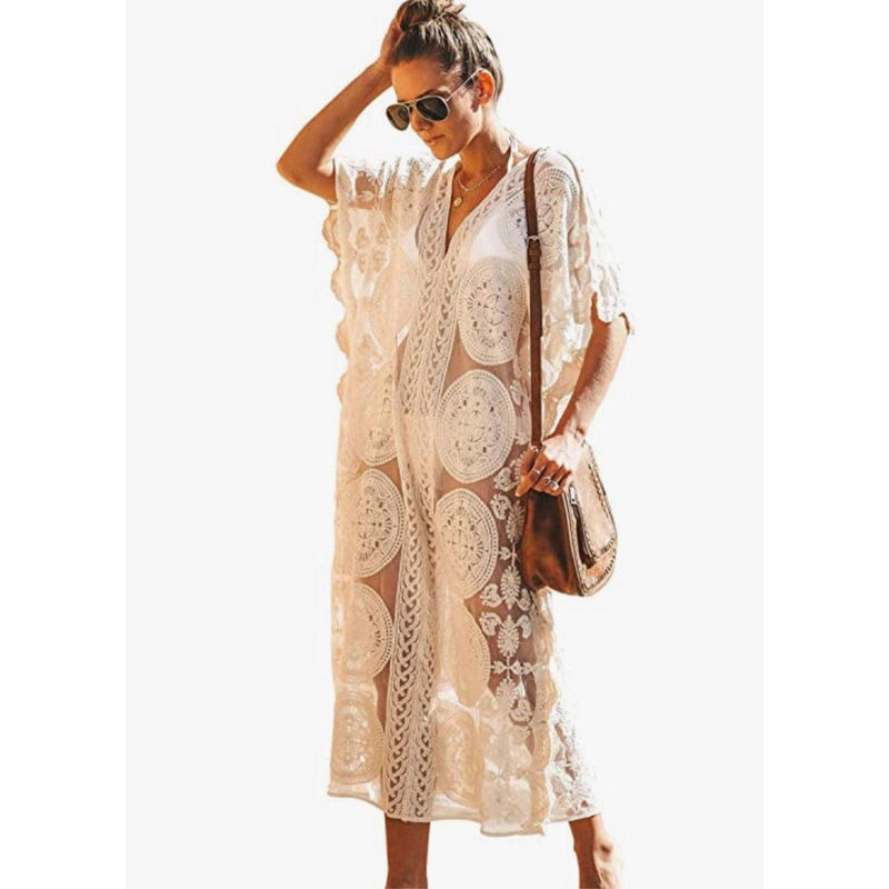 Glenda Lace Caftan-One size-Womens-Eclectic-Boutique-Clothing-for-Women-Online-Hippie-Clothes-Shop