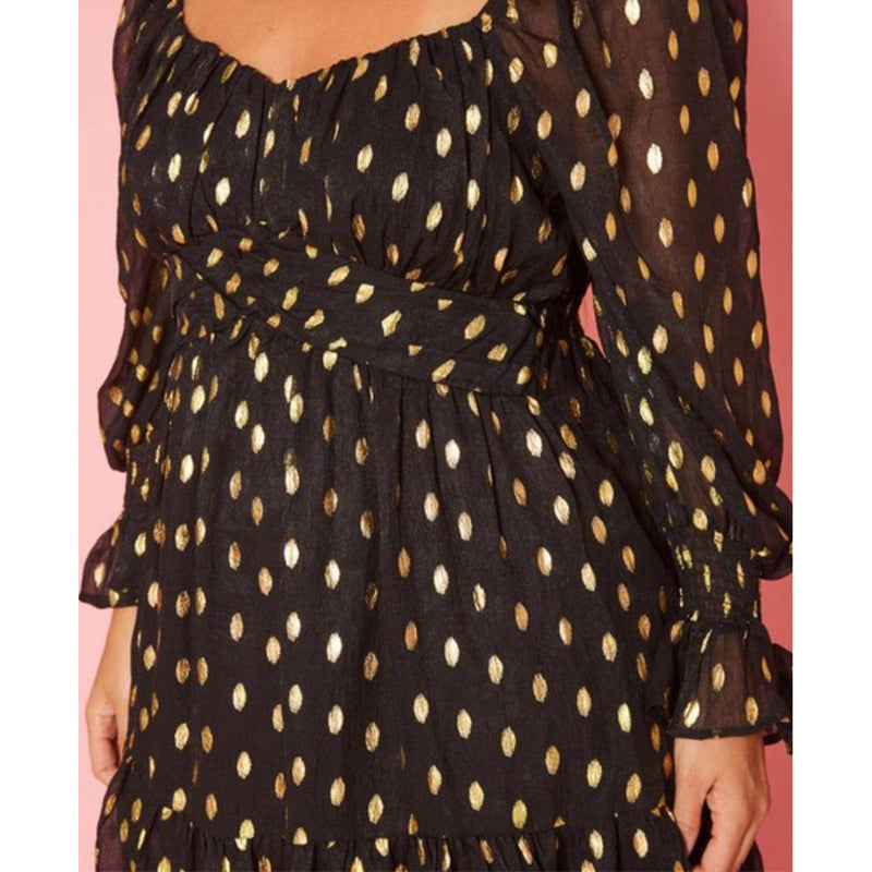 Gold Drop Mini Dress-Womens-Eclectic-Boutique-Clothing-for-Women-Online-Hippie-Clothes-Shop