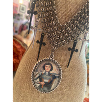 Joan of Arc Necklace-Womens-Eclectic-Boutique-Clothing-for-Women-Online-Hippie-Clothes-Shop