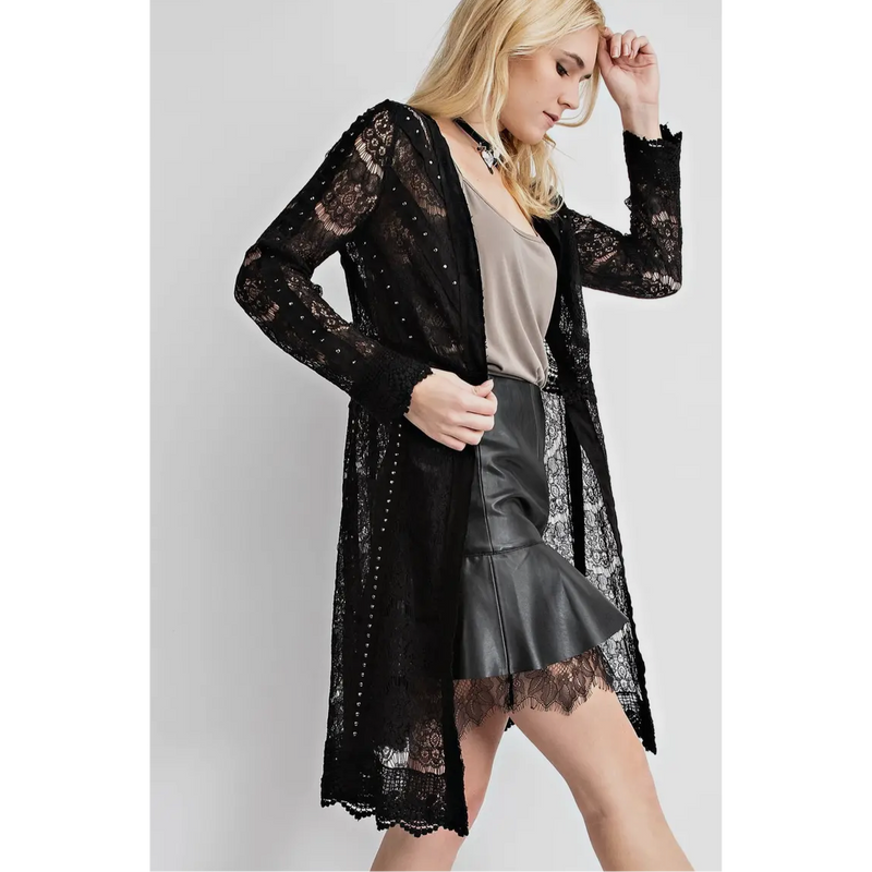 Leather & Lace Cardigan-Womens-Eclectic-Boutique-Clothing-for-Women-Online-Hippie-Clothes-Shop