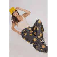 Love Cat Satin Pants-Womens-Eclectic-Boutique-Clothing-for-Women-Online-Hippie-Clothes-Shop