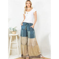 Magnolia Denim & Lace Bell Bottoms-Womens-Eclectic-Boutique-Clothing-for-Women-Online-Hippie-Clothes-Shop