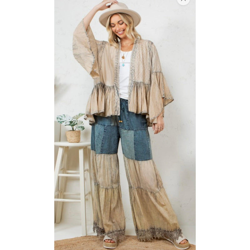 Magnolia Denim & Lace Bell Bottoms-Womens-Eclectic-Boutique-Clothing-for-Women-Online-Hippie-Clothes-Shop