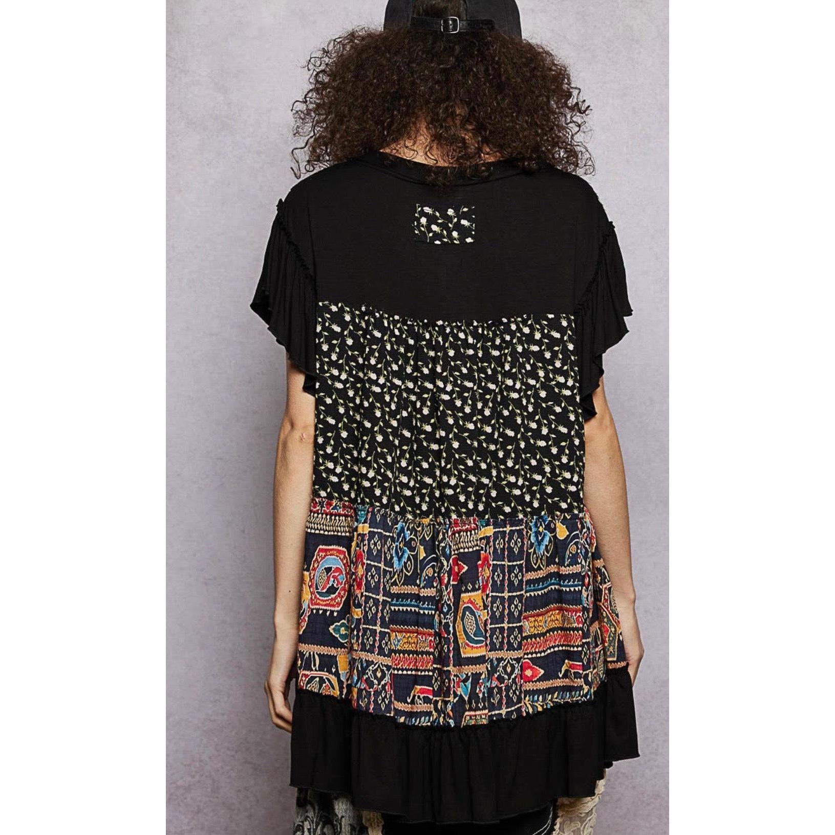 Mid century Modern Tunic-Womens-Eclectic-Boutique-Clothing-for-Women-Online-Hippie-Clothes-Shop