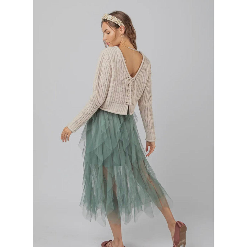 Mint Julep Tulle Skirt-Womens-Eclectic-Boutique-Clothing-for-Women-Online-Hippie-Clothes-Shop