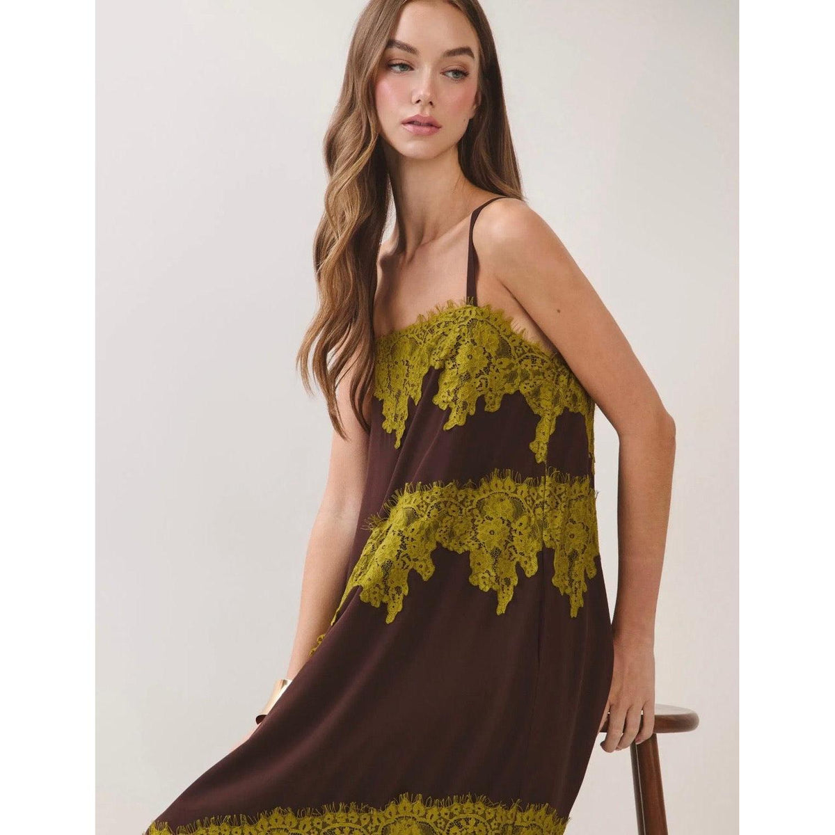 Mossy Meadows Lace Trim Maxi Dress-Womens-Eclectic-Boutique-Clothing-for-Women-Online-Hippie-Clothes-Shop