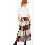 Nina Patchwork Skirt-Womens-Eclectic-Boutique-Clothing-for-Women-Online-Hippie-Clothes-Shop