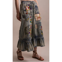 Patchwork Denim Pants-Womens-Eclectic-Boutique-Clothing-for-Women-Online-Hippie-Clothes-Shop