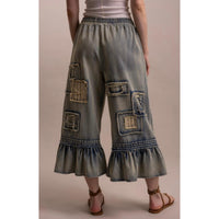 Patchwork Denim Pants-Womens-Eclectic-Boutique-Clothing-for-Women-Online-Hippie-Clothes-Shop