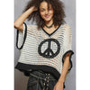 Peace Sign Shirt-Womens-Eclectic-Boutique-Clothing-for-Women-Online-Hippie-Clothes-Shop