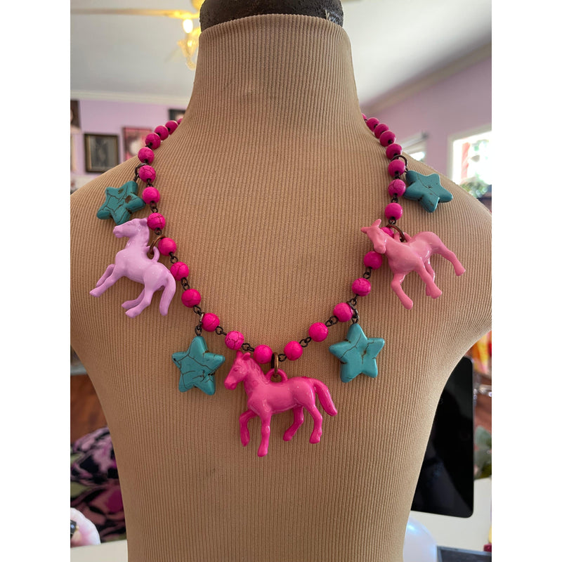 Pink Pony Club Necklace-Womens-Eclectic-Boutique-Clothing-for-Women-Online-Hippie-Clothes-Shop